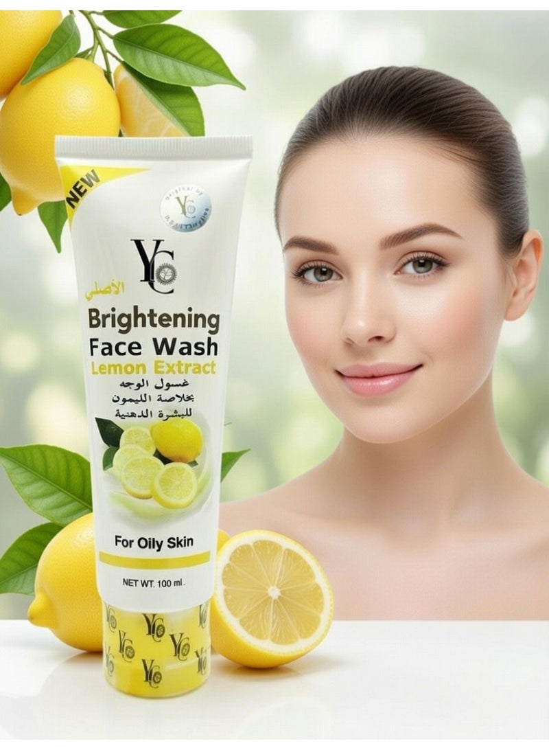 YC Lemon Face Wash - 100ml - Image 3